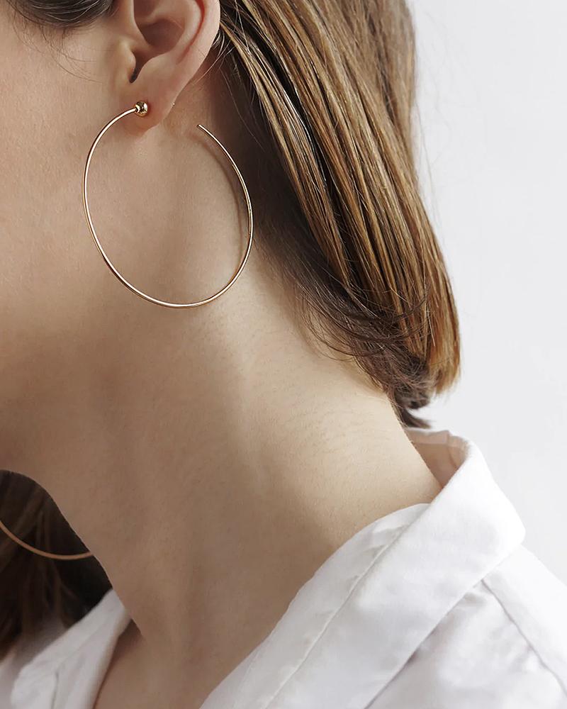 Icon Gold-Plated Hoops