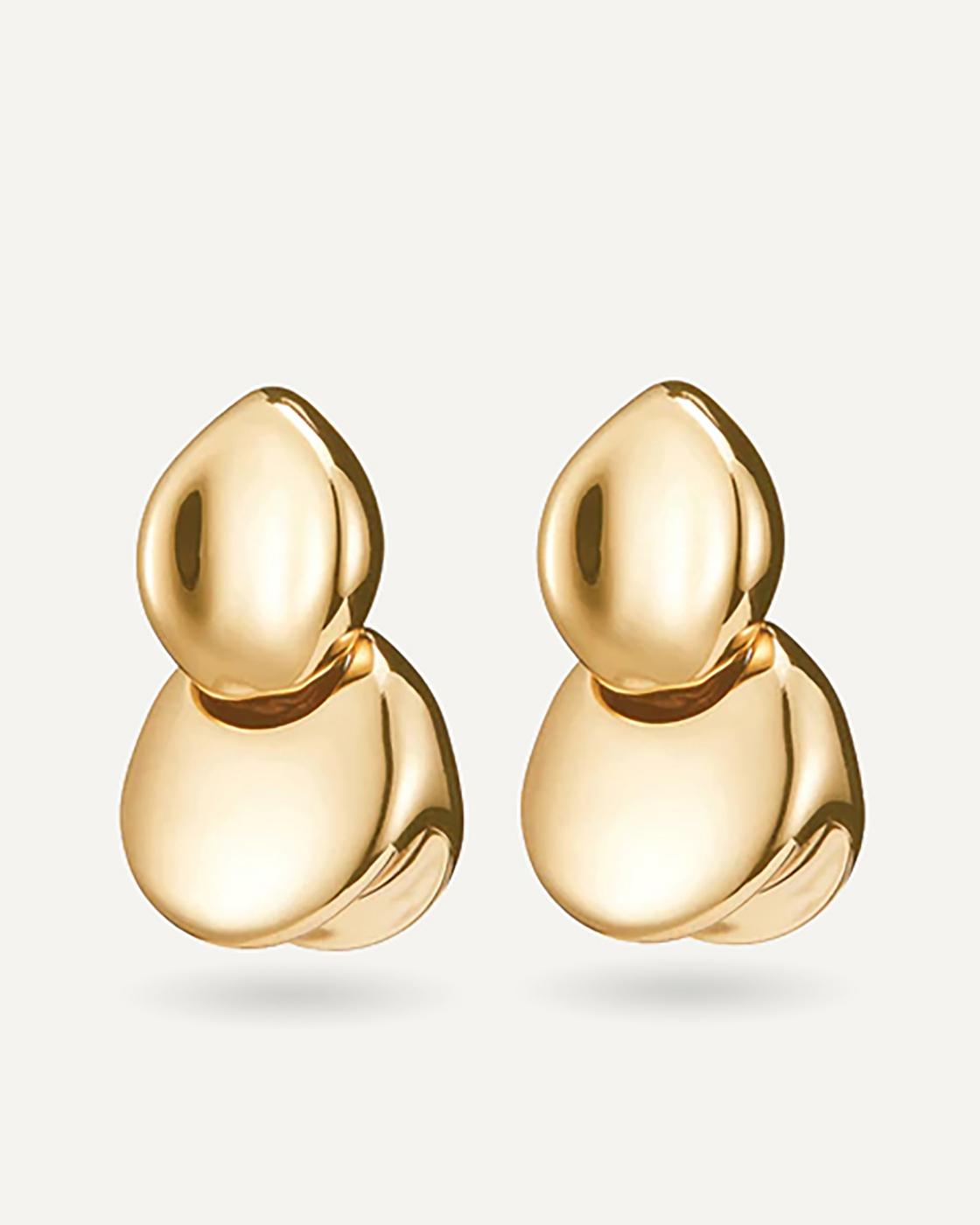 Toni Gold-Plated Toni Gold-Plated Drop and Stud Earrings