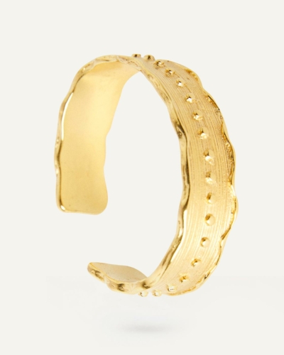 Vania Gold-Plated Cuff Bracelet