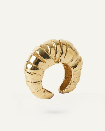 Gold-Plated Wrap Ring