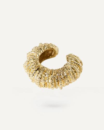 Mantra Gold-Plated Textture Ring