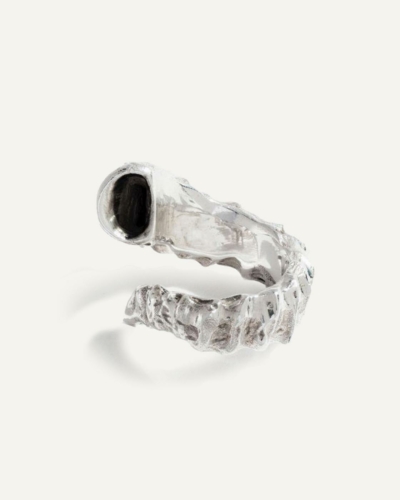 Sterling Silver Horn Ring