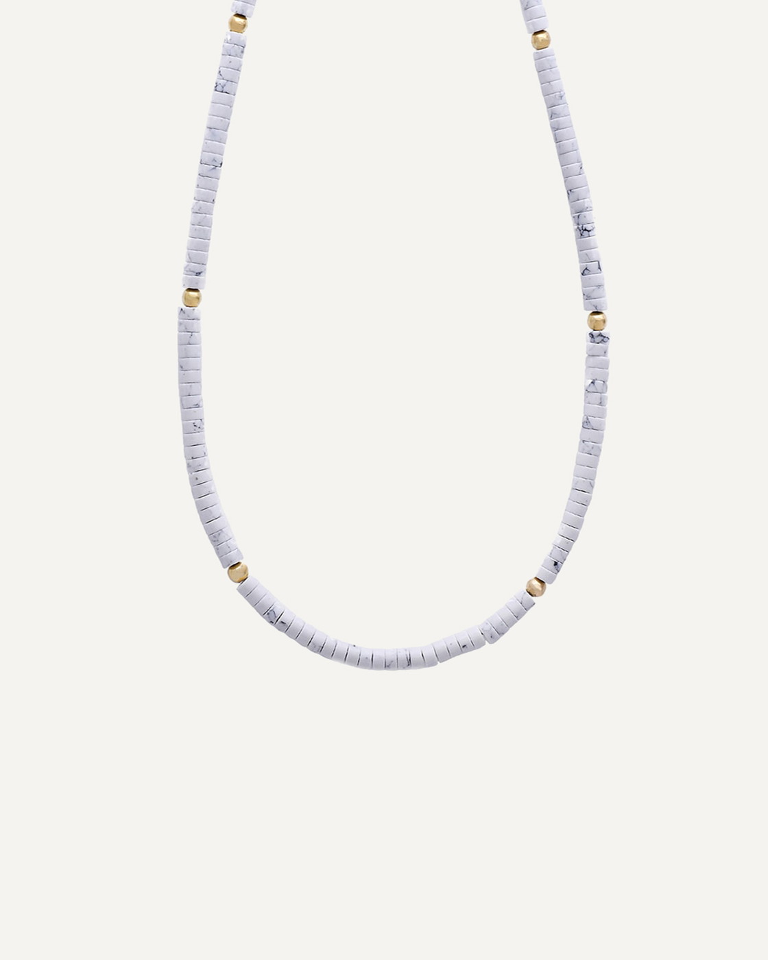 Can’t Buy Me Love Howlite Necklace