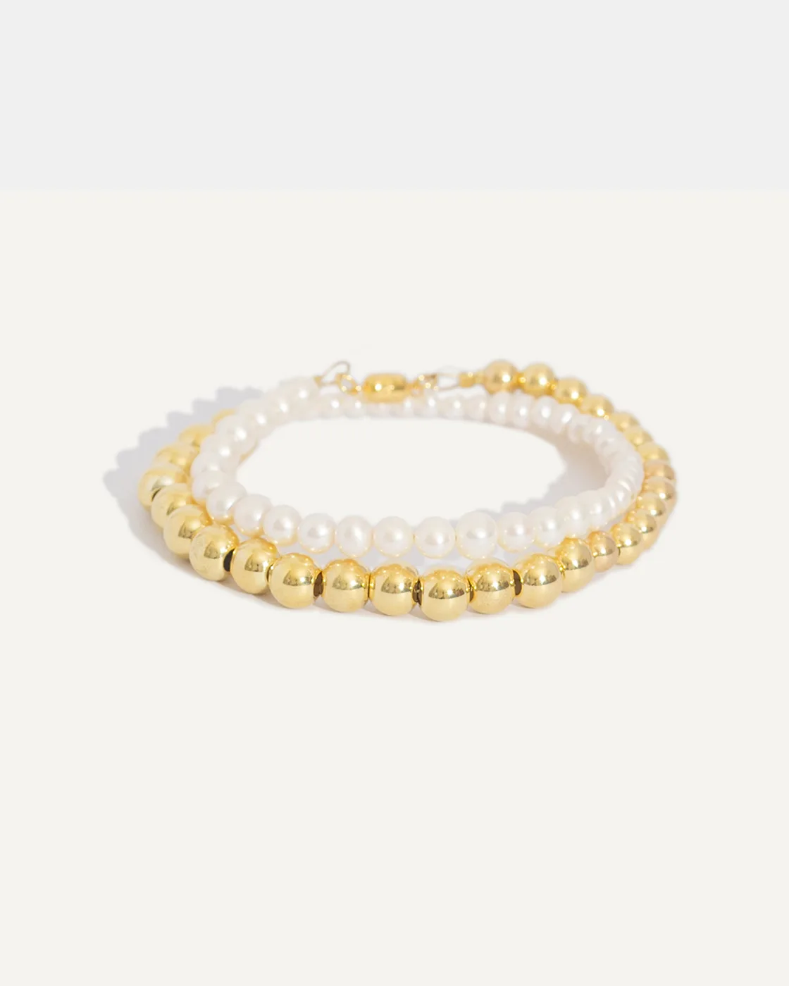 Talon Gold-plated Pearl Collar Necklace