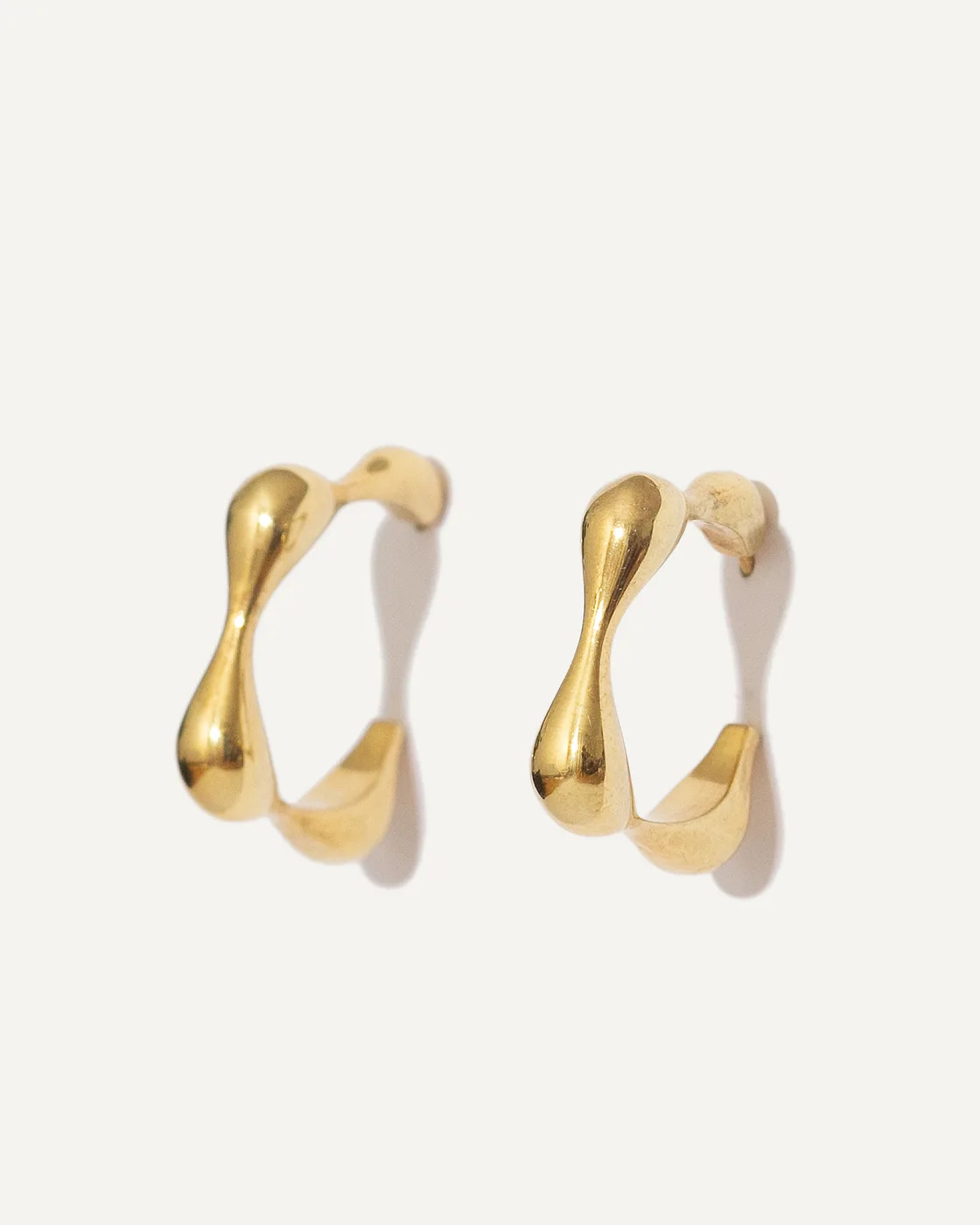 Vero Vergoldete Ohrringe aus Sterlingsilber