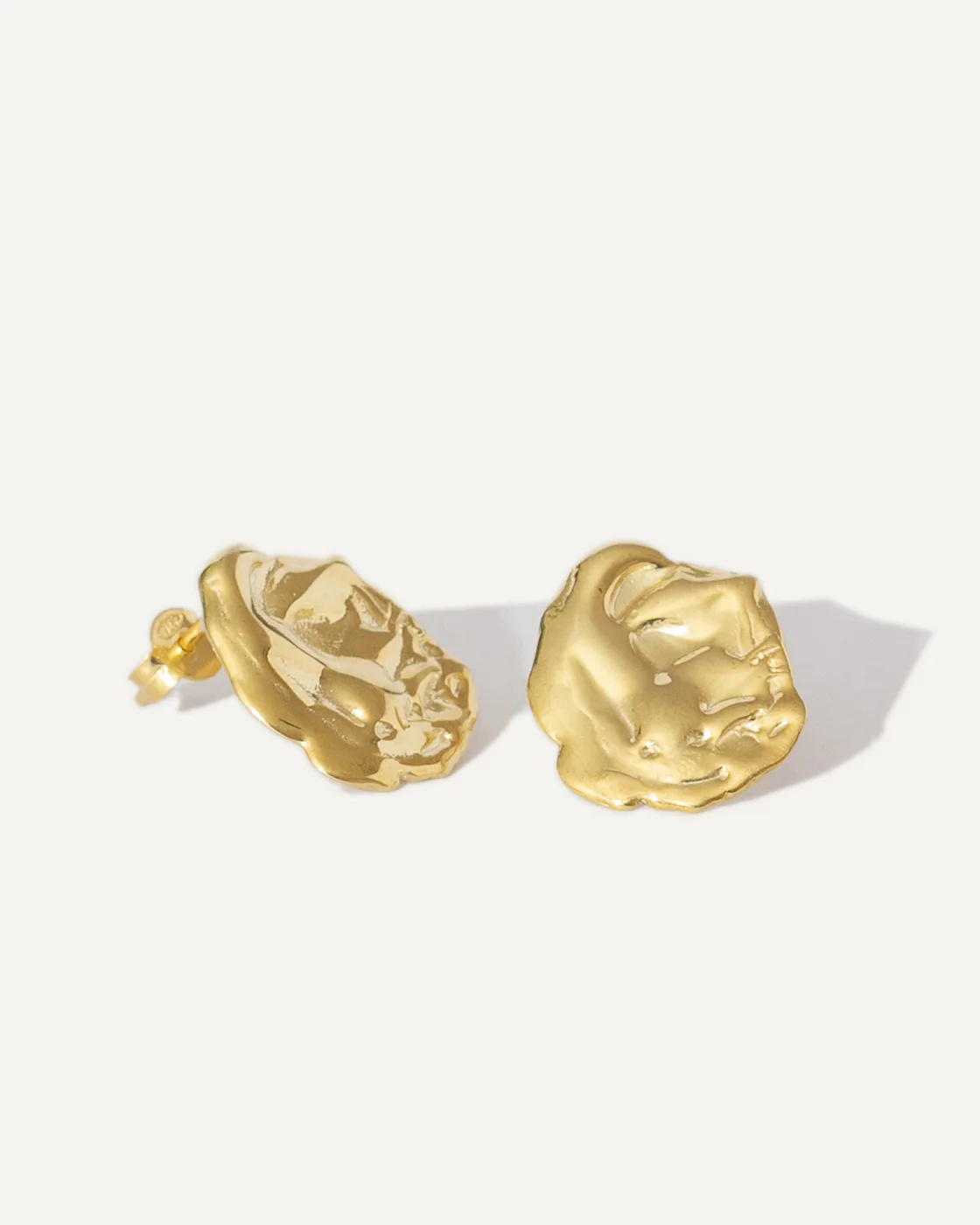 Dia Gold-Plated Sterling Silver Earrings