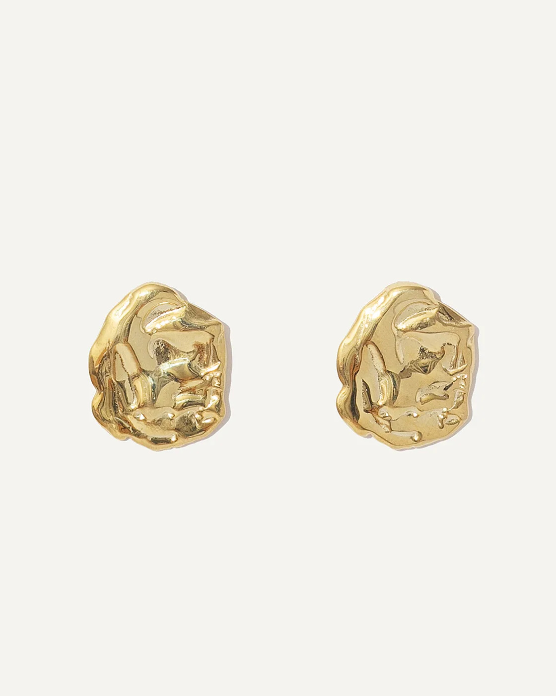 Dia Gold-Plated Sterling Silver Earrings