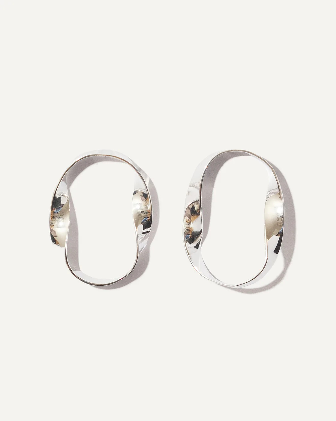 Sterling Silver Link Earrings