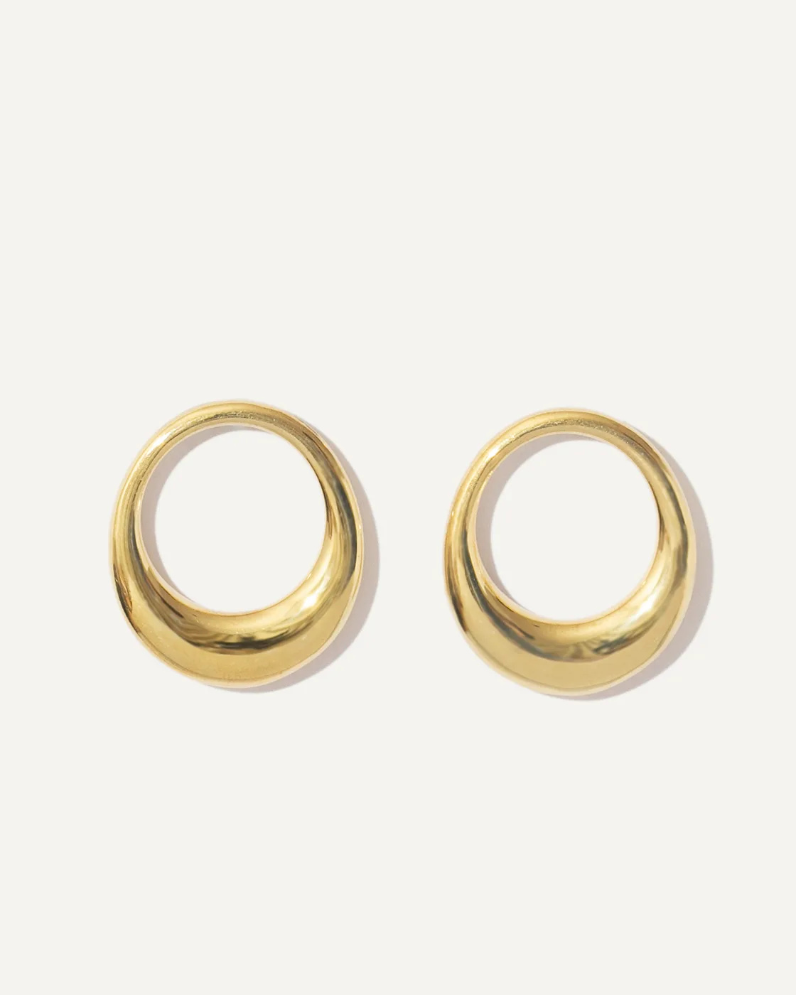 Lune Gold-Plated Sterling Silver Earrings