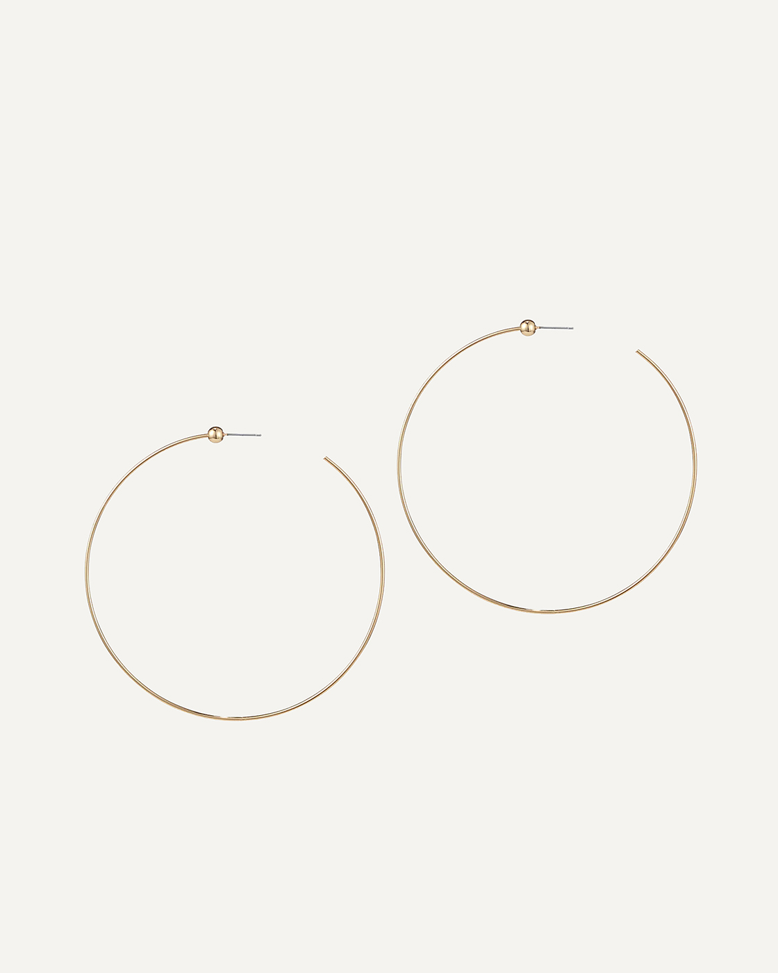 Icon Gold-Plated Hoops