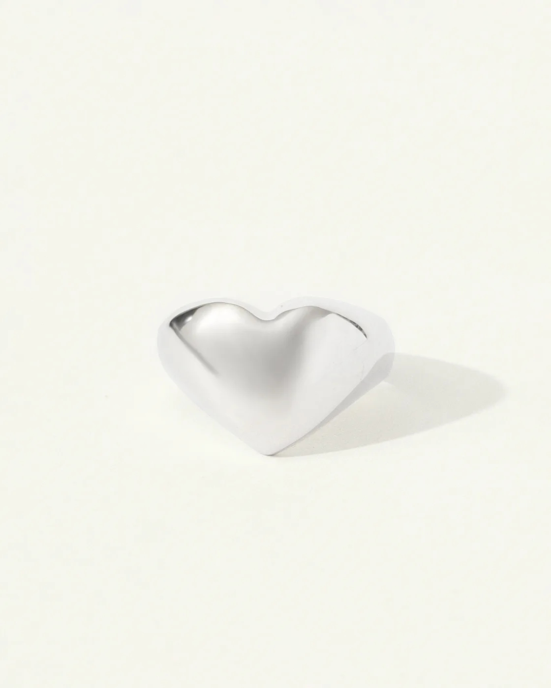 Sterling Silver Fine Heart Ring