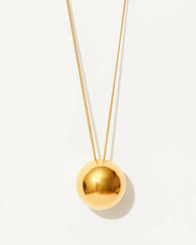 Chunky Gold-Plated Shell-Shaped Necklace