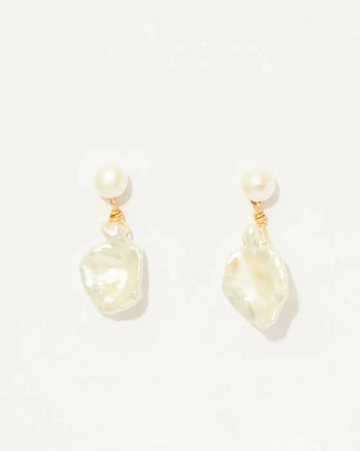 Iianthia Gold Vermeil Freshwater Pearl Earrings