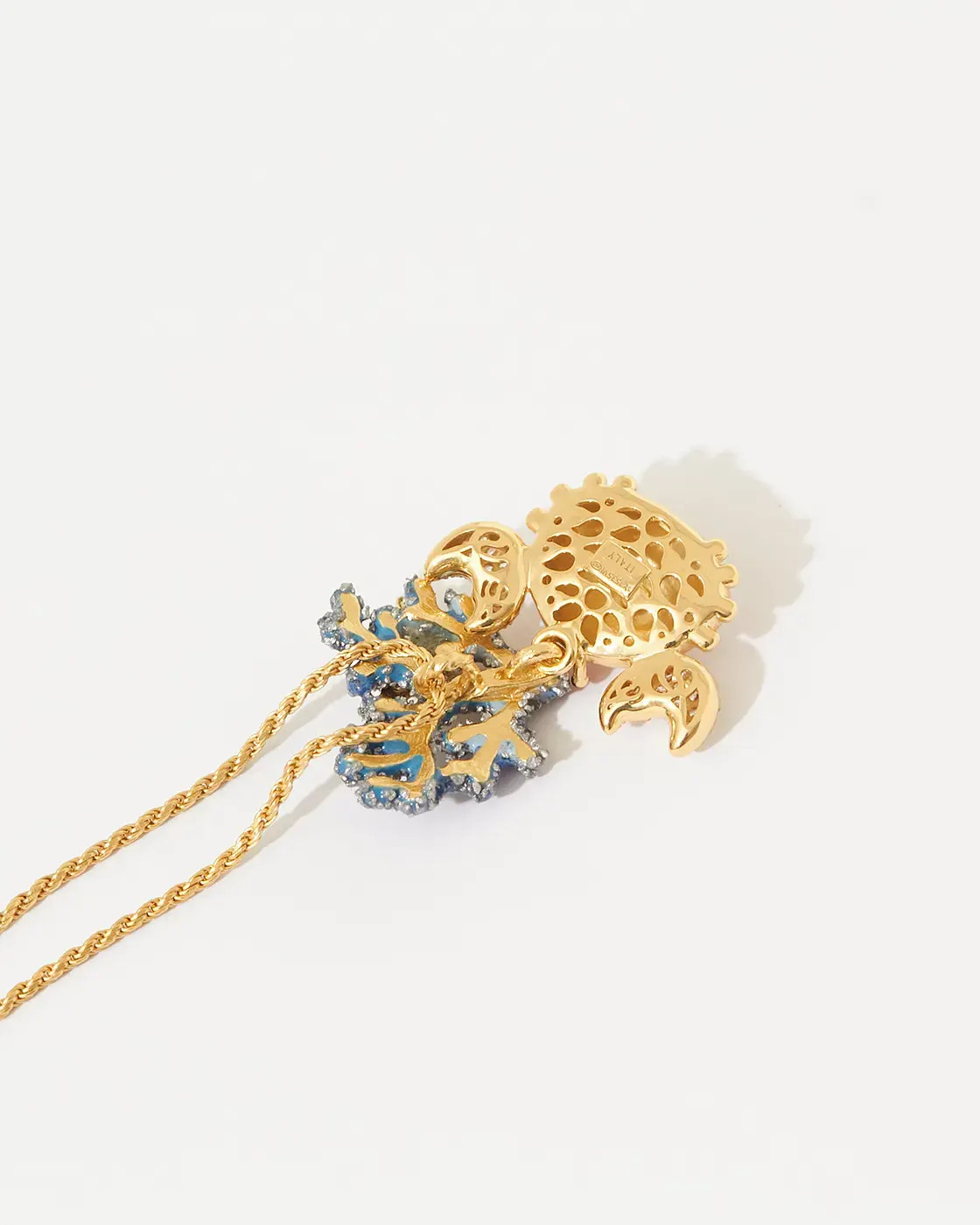 Positano Necklace with Crab Pendant