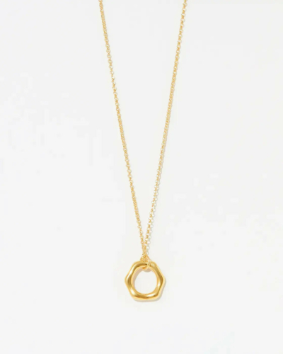 Entwine Gold-plated Pendant Necklace