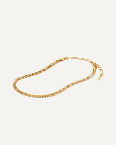 Maren Gold Tone-Dipped Brass Anklet