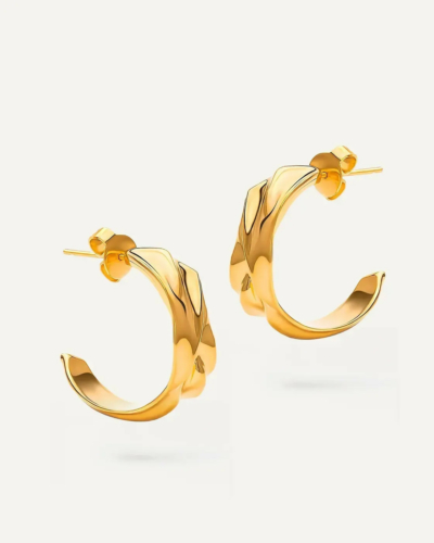 Gold-Plated Mini Hoops