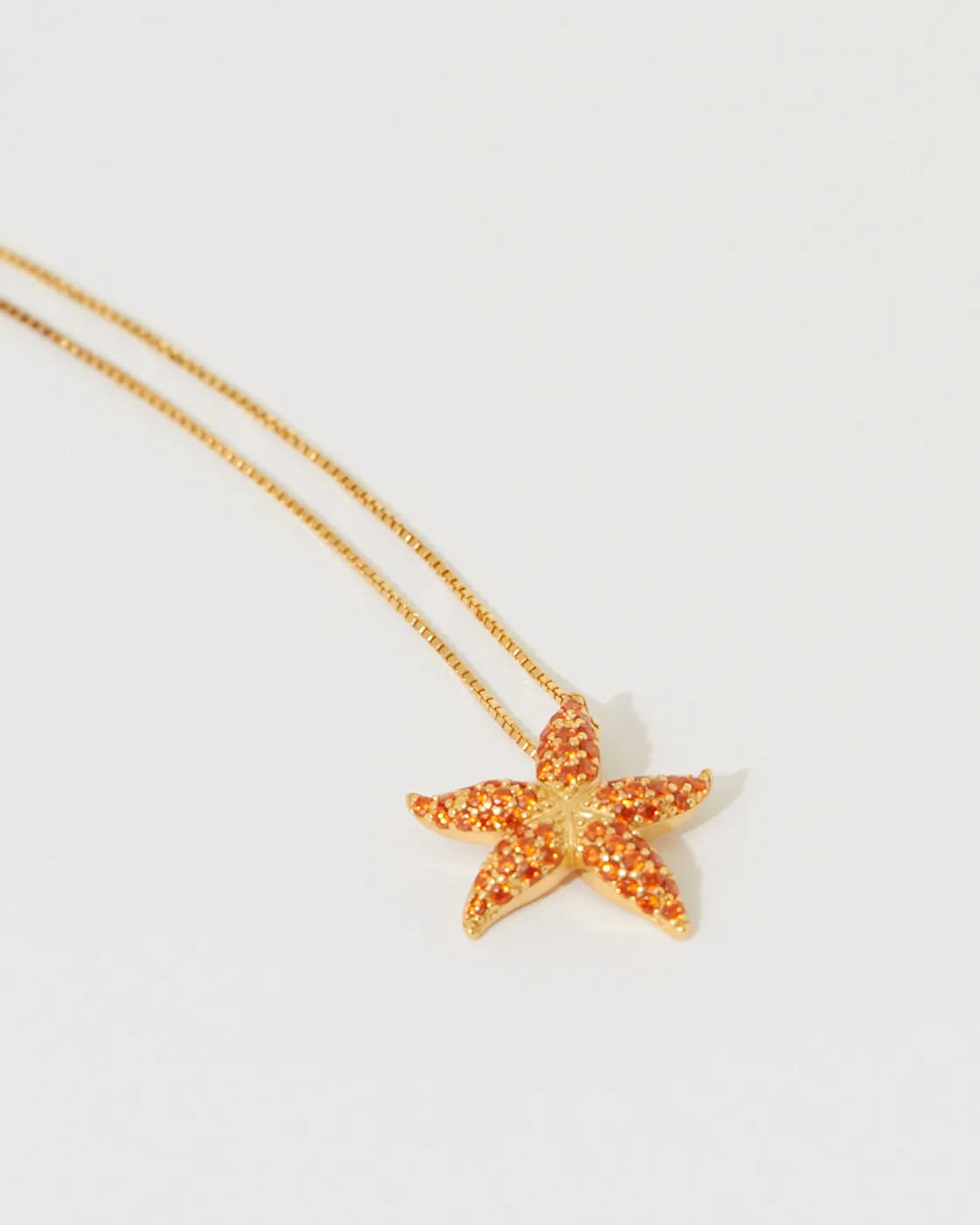 Krill Sterling Silver Necklace with Starfish Pendant