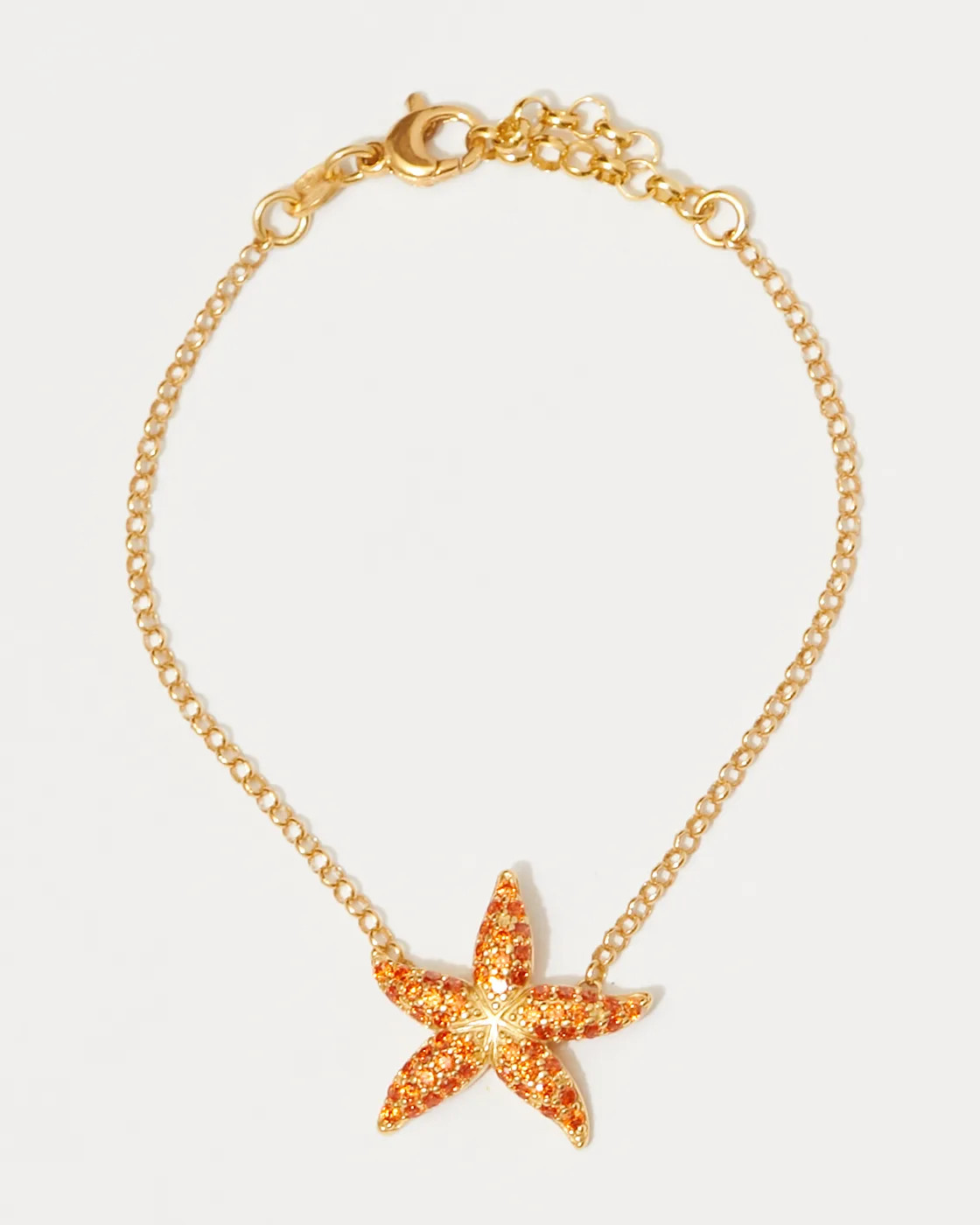 Krill Starfish Silver Chain Bracelet