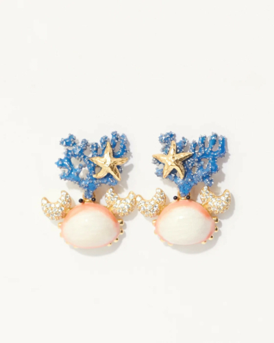 Positano Crab Earrings