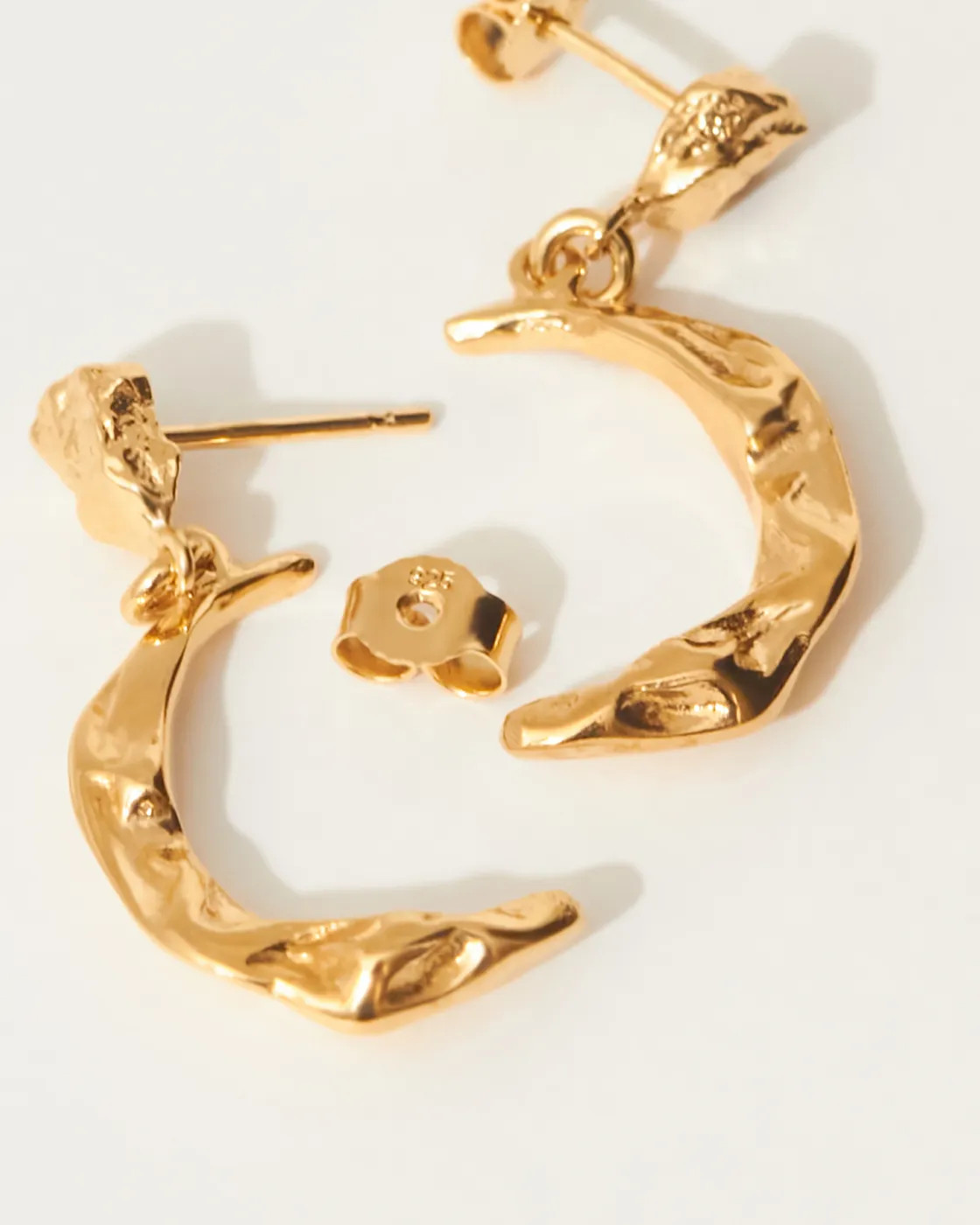 Méliès Moon Gold-Plated Sterling Silver Earrings