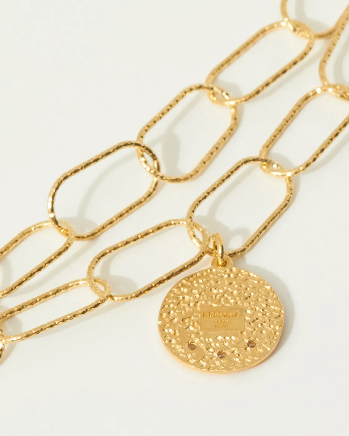 Kressida Chunky Mini Lost Sea  Vergoldete Halskette aus Sterlingsilber