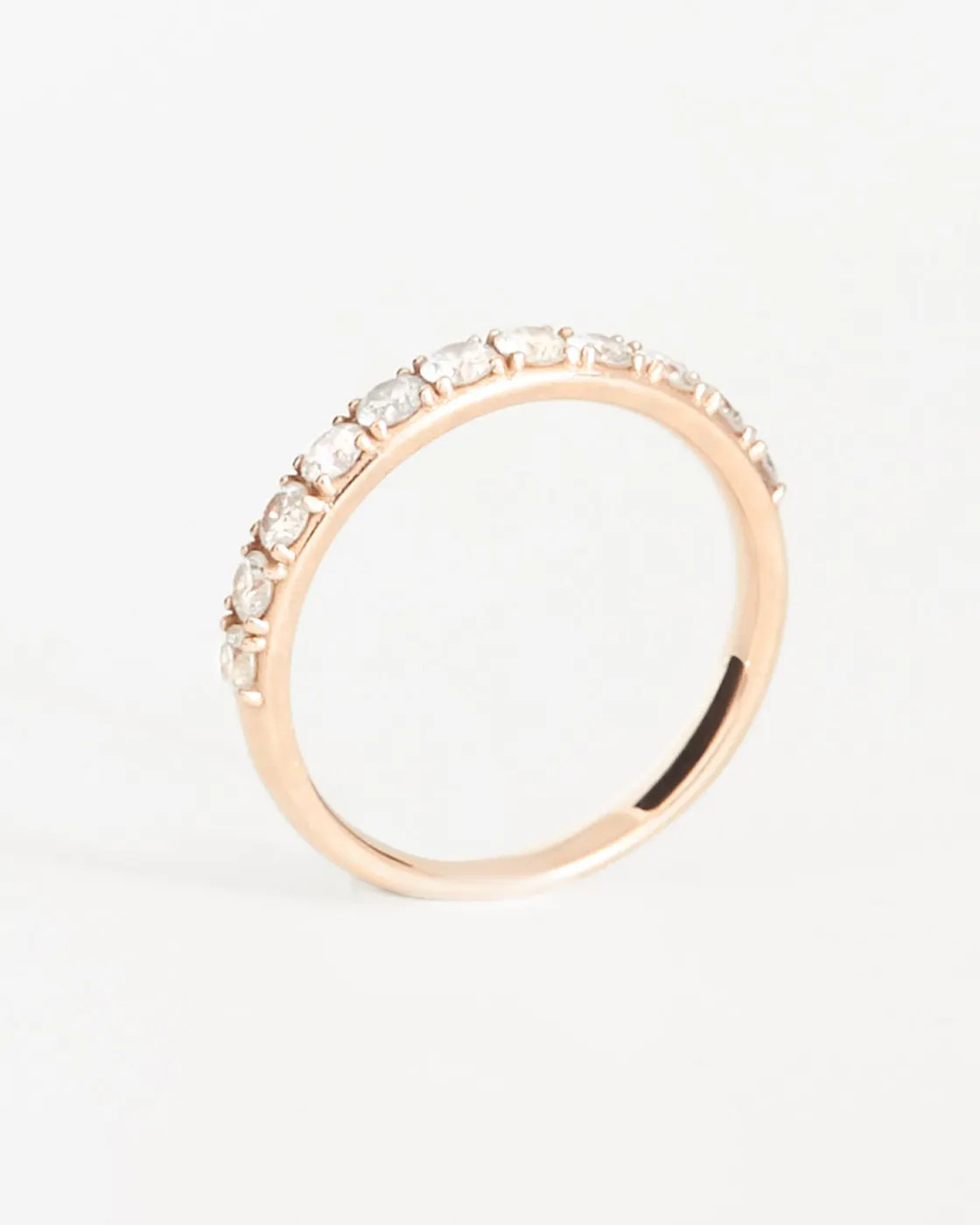 Eternity Diamond Ring in Rose Gold
