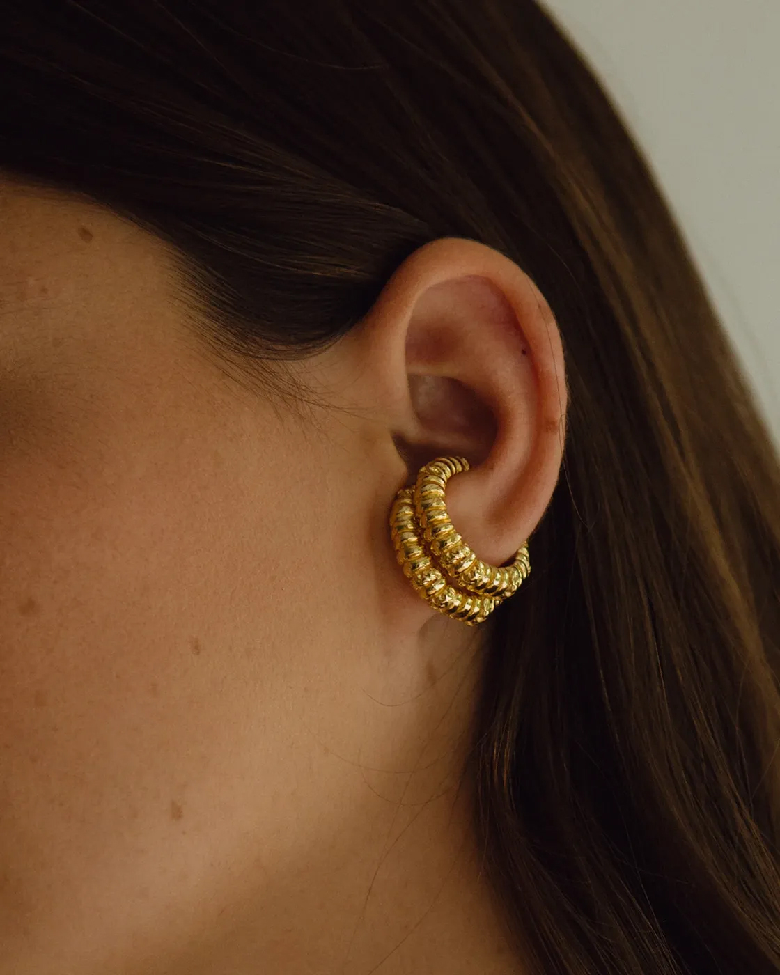 Aura Gold-Plated Ear Cuff / Ring