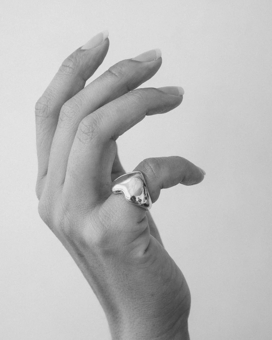Sterling Silver Fine Heart Ring
