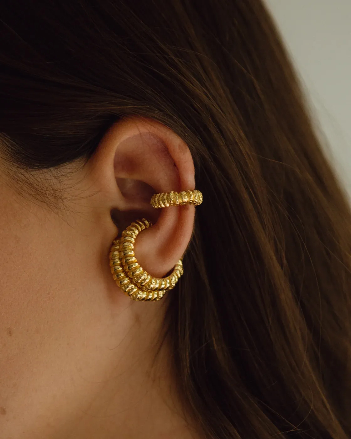 Zoe Gold-Plated Ear Cuff