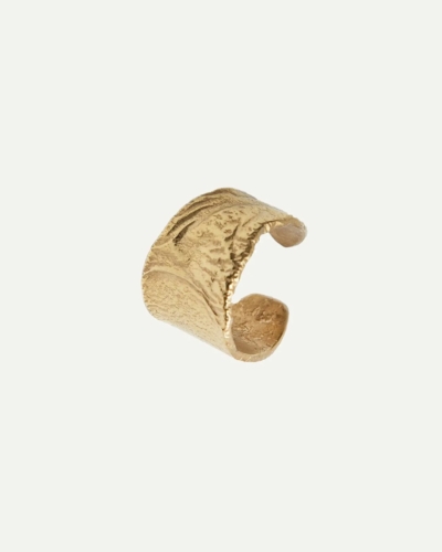 Leaf Ear Gold-Plated Cuff