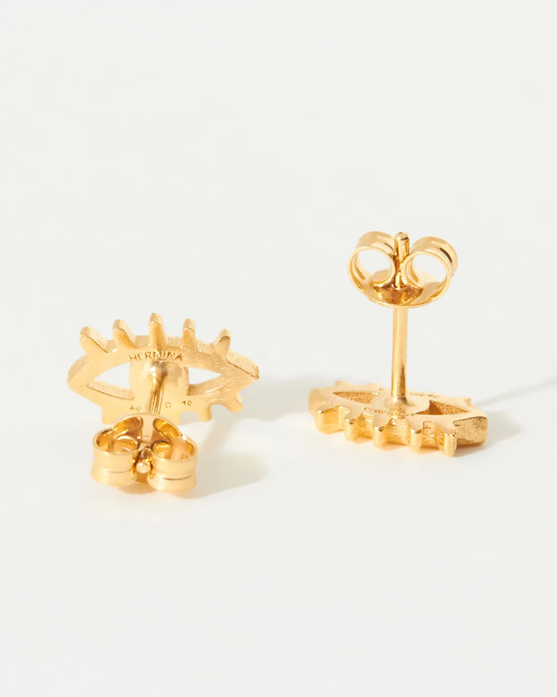 Tiny Eye Gold-Plated Studs