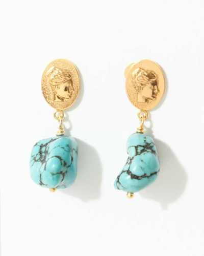Ygieia Turquoise Drop Earrings