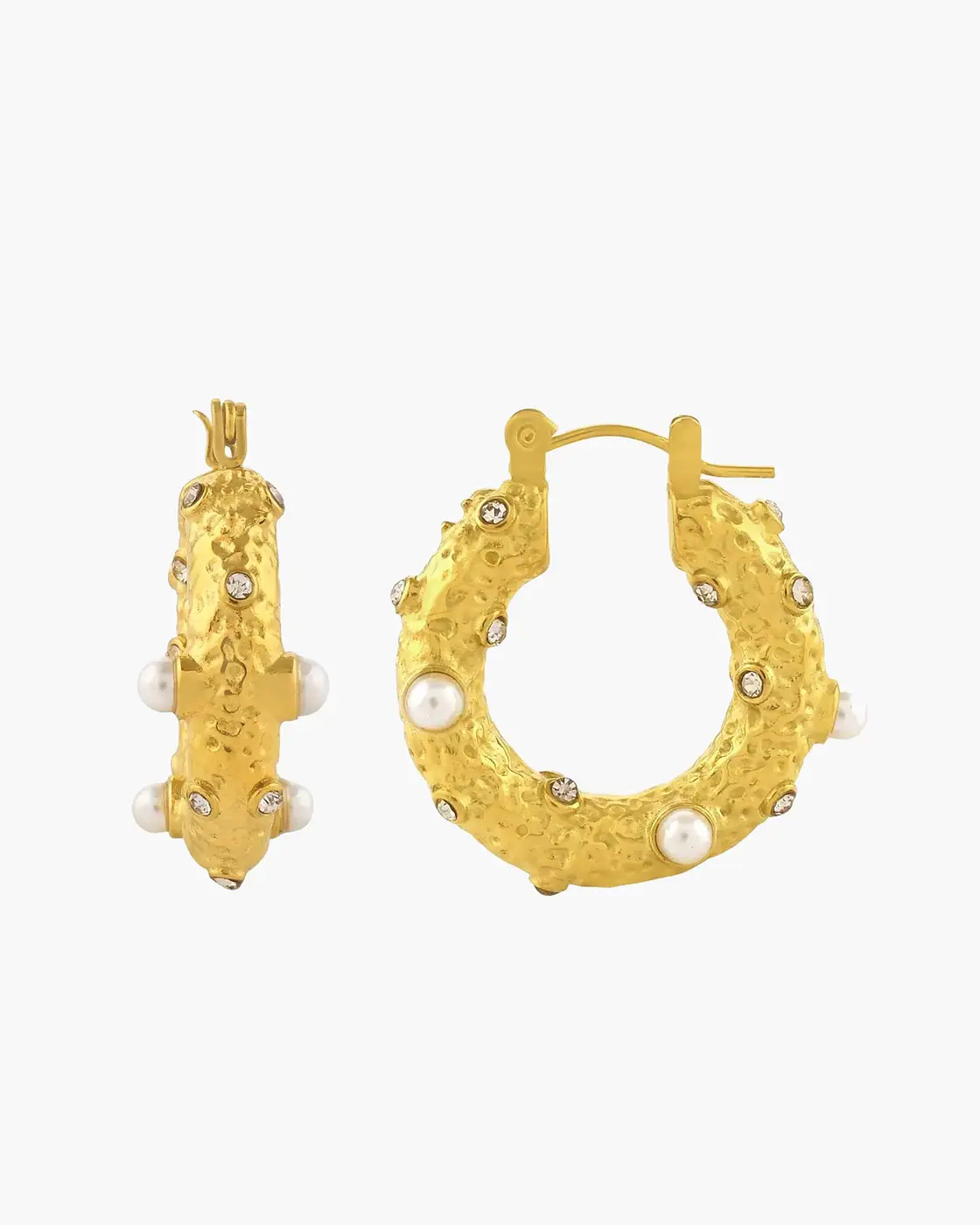 Sirius Gold Plated Hoops