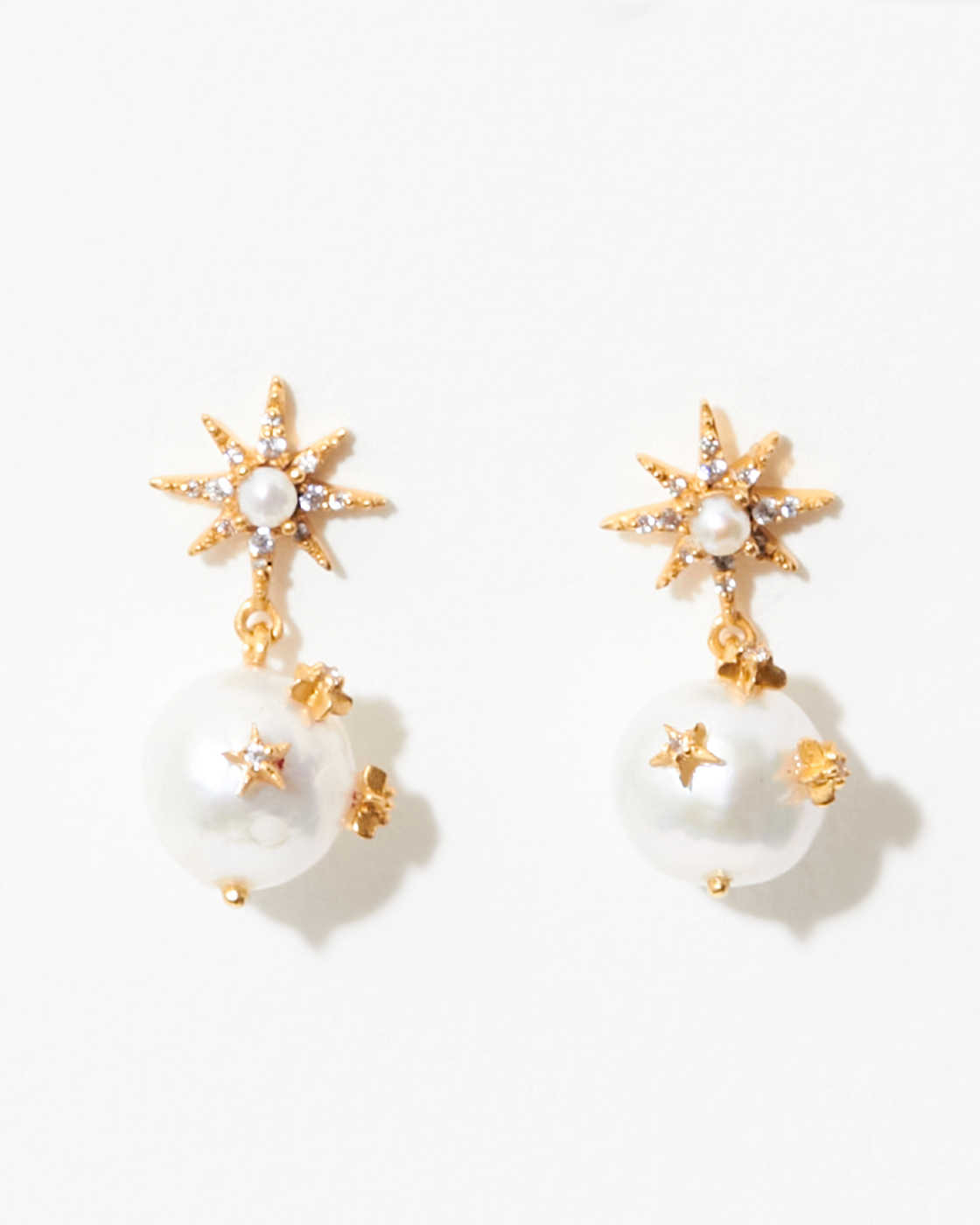 Kaia Drop Pearl Earrings