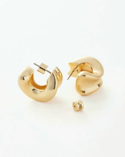 Chunky Doune Hoops in Gold
