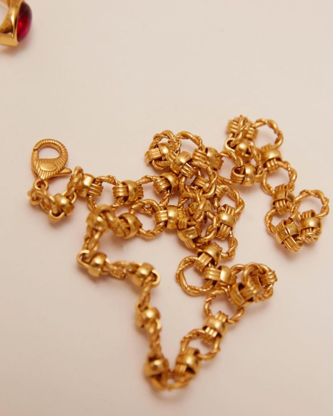 Venezianische vergoldete Halskette