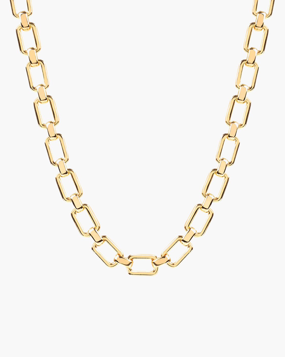 Daphne Gold Halskette mit grobem Gliederarmband