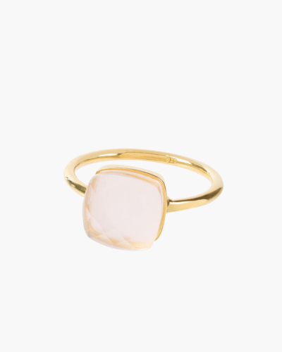 Sophia Rose Quartz Gold Ring