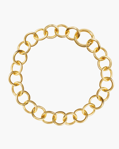Daphne Chunky Gold Chain Choker Necklace