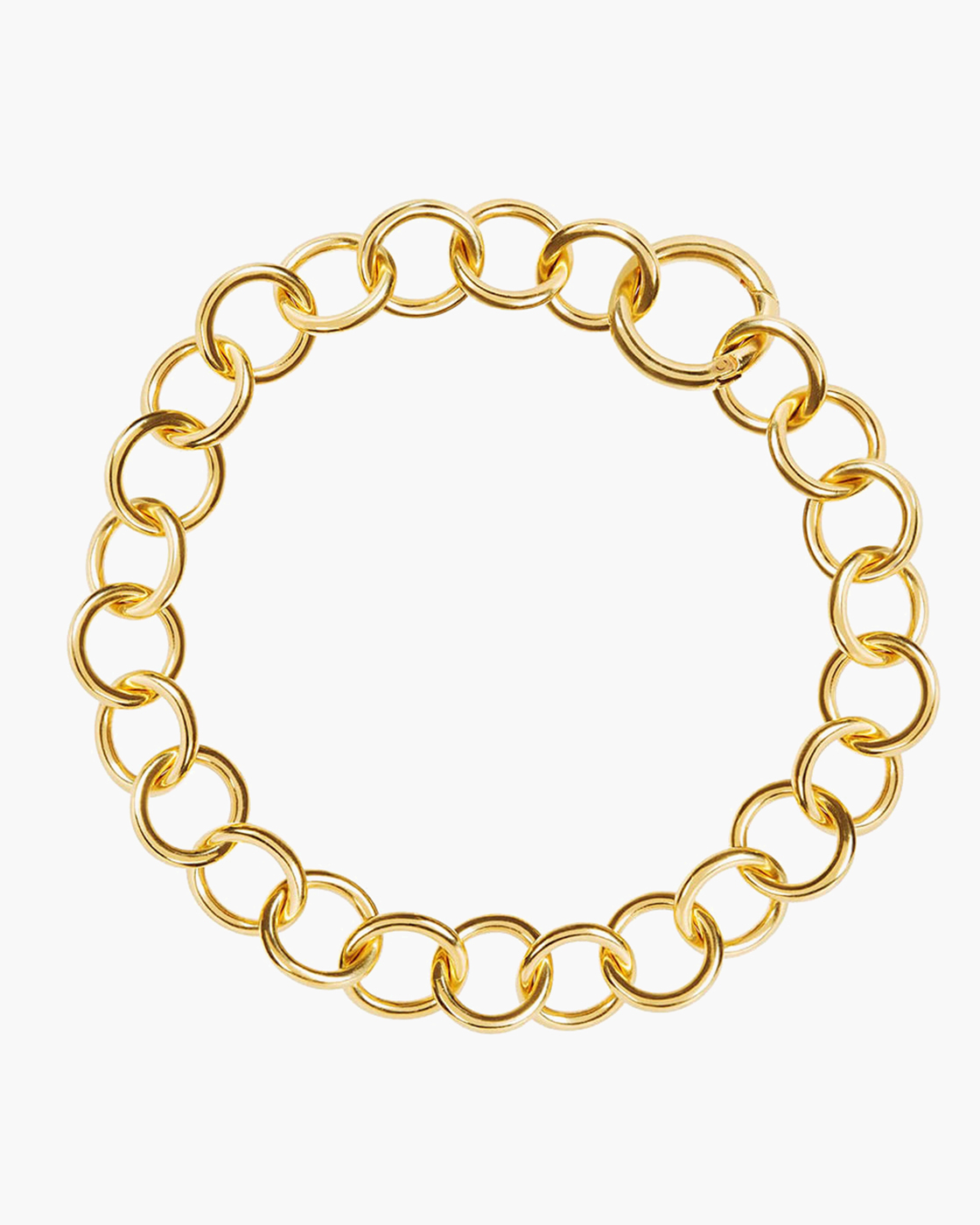 Daphne Chunky Gold Chain Choker Halskette