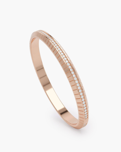Eternity Rosa Gold Graviertes Diamant-Armband