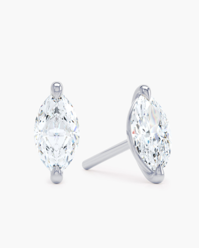 The Marquise White Gold Studs 0.5ct