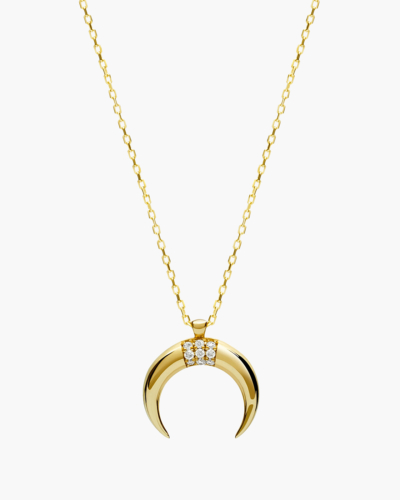 Diamant Luna Gold Halskette