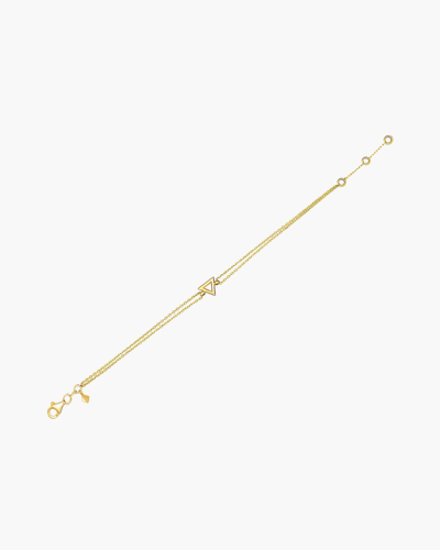 Triangle Gold Yellow Gold Bracelet